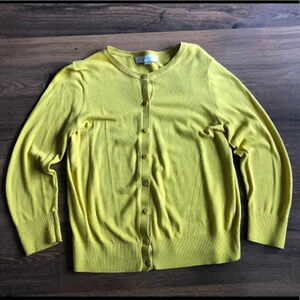 🔥4/$20 Loft Mustard Yellow Cardigan/Sweater